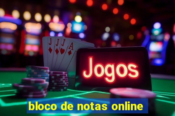 bloco de notas online